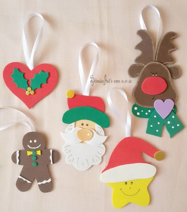 enfeites de EVA para o natal 53