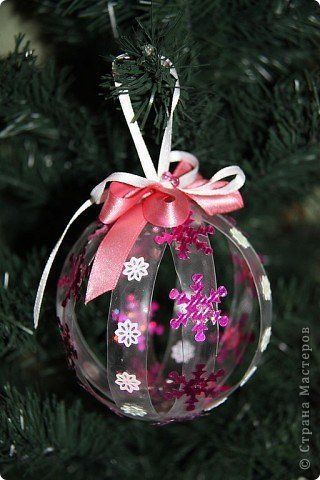 bola de natal reciclável