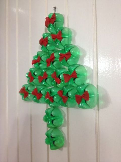 árvore de natal de parede