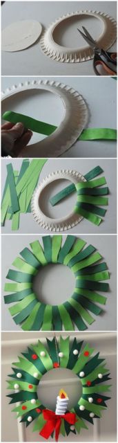 passo a passo guirlanda simples