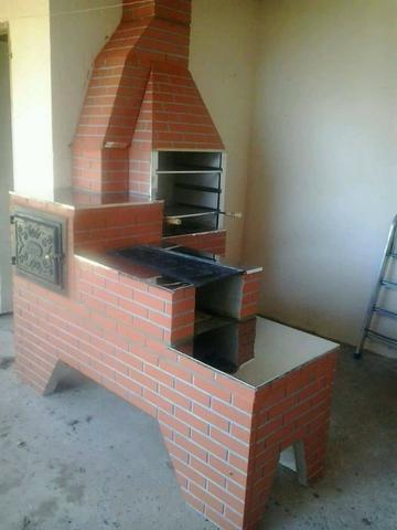 fogão a lenha pré moldado grande