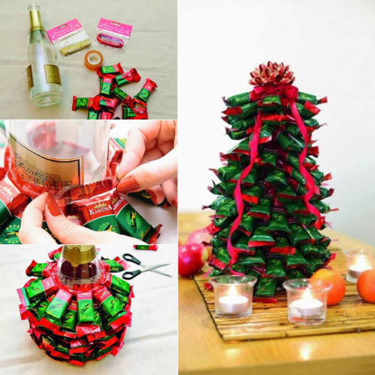 Mesa de Natal com doces