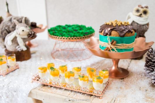 Mesa de Natal com doces