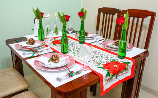 Mesa de Natal simples
