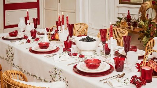 Mesa de Natal simples