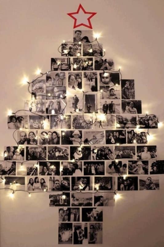 árvores de natal na parede 31