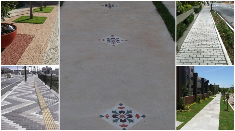 modelos de calçadas