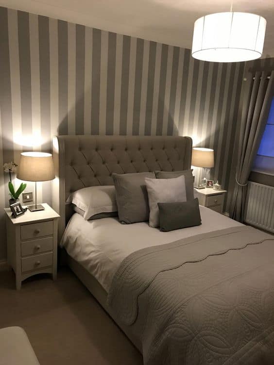 decoração bege para quarto de casal