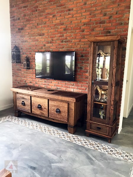 decoração sala rústica