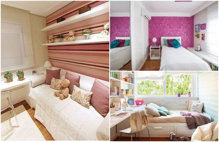 quarto pequeno decorado