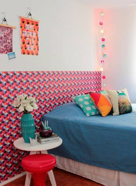 quarto com decoração criativa e barata