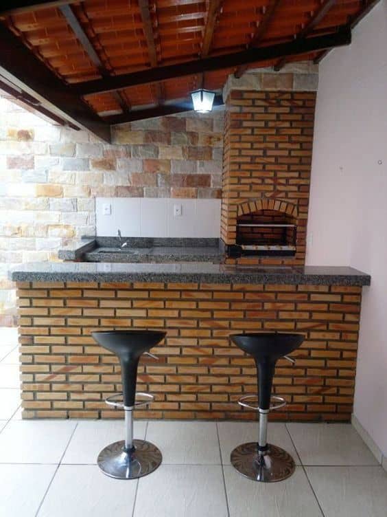 Balcão para churrasqueira – 36 modelos e projetos magníficos!