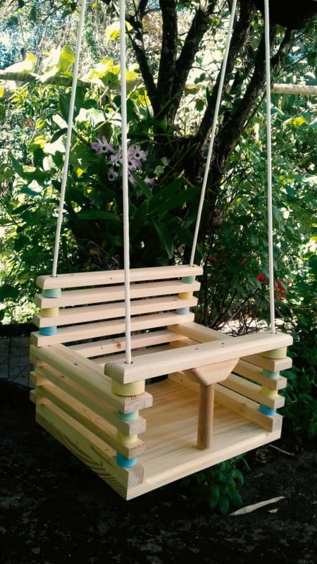 balanço para jardim de uma pessoa