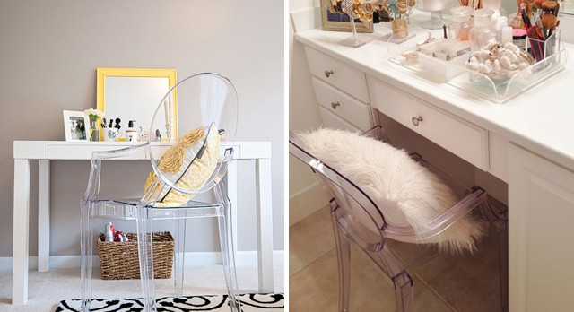 cadeira acrílica para penteadeira 17