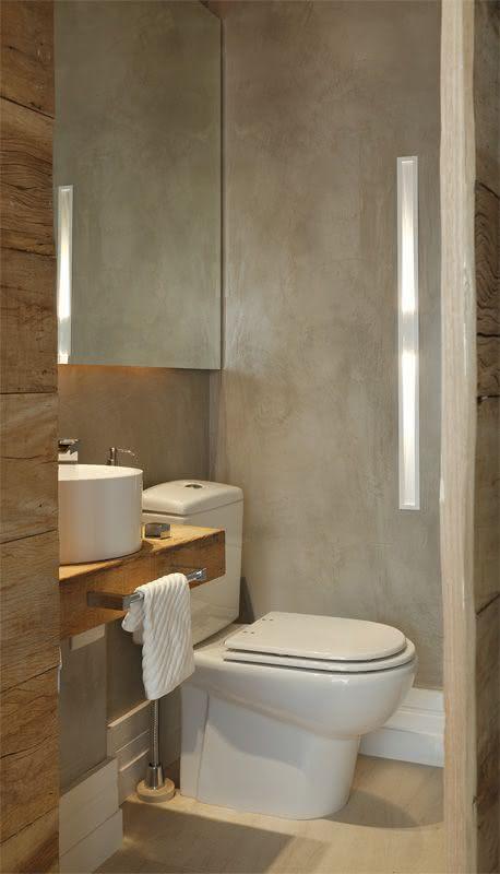 lavabo moderno cinza ideias