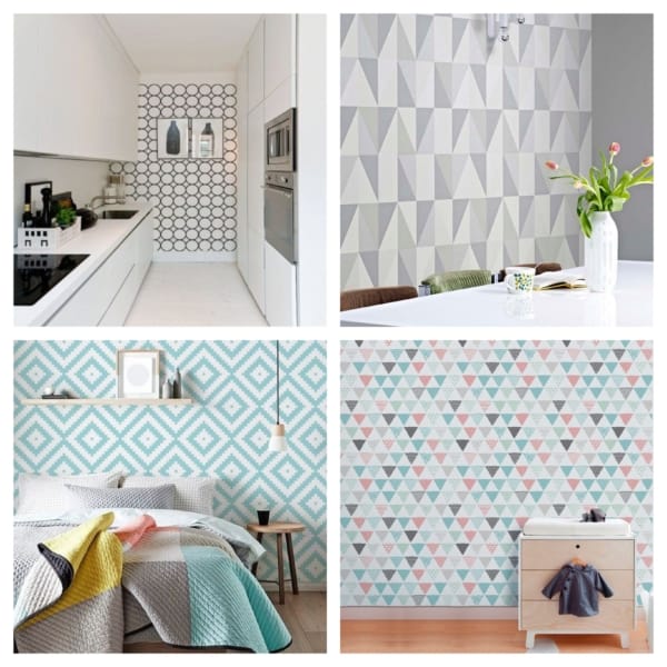 papel de parede geométrico