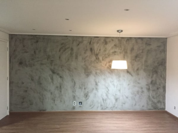 parede marmorizada cinza