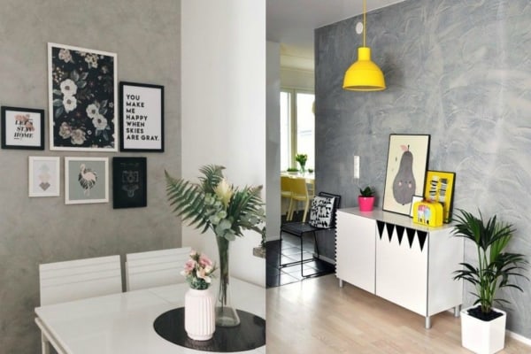 parede marmorizada moderna