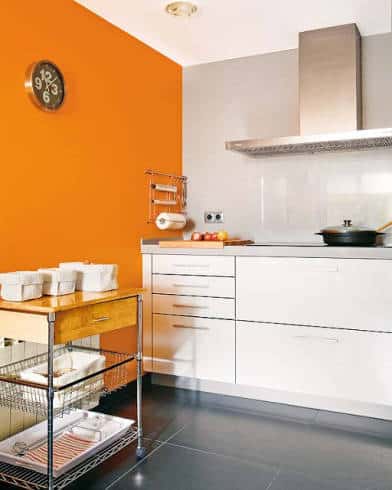 pintura de parede de cozinha