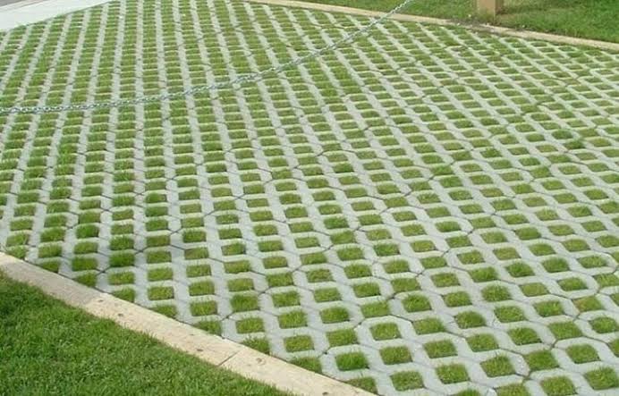 decoração com Concregrama