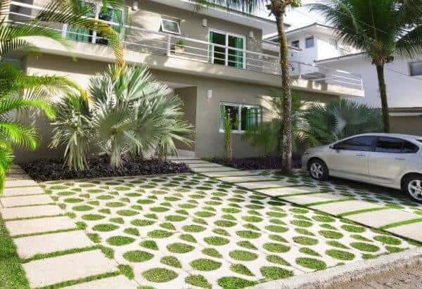 entrada com Concregrama