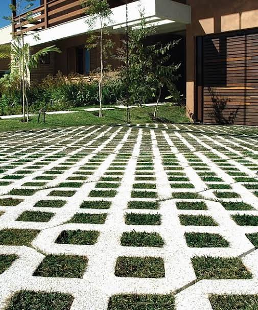 praça com Concregrama