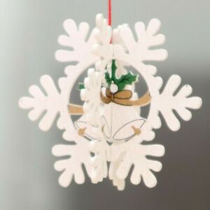 Floco de neve em MDF para pintar em casa58