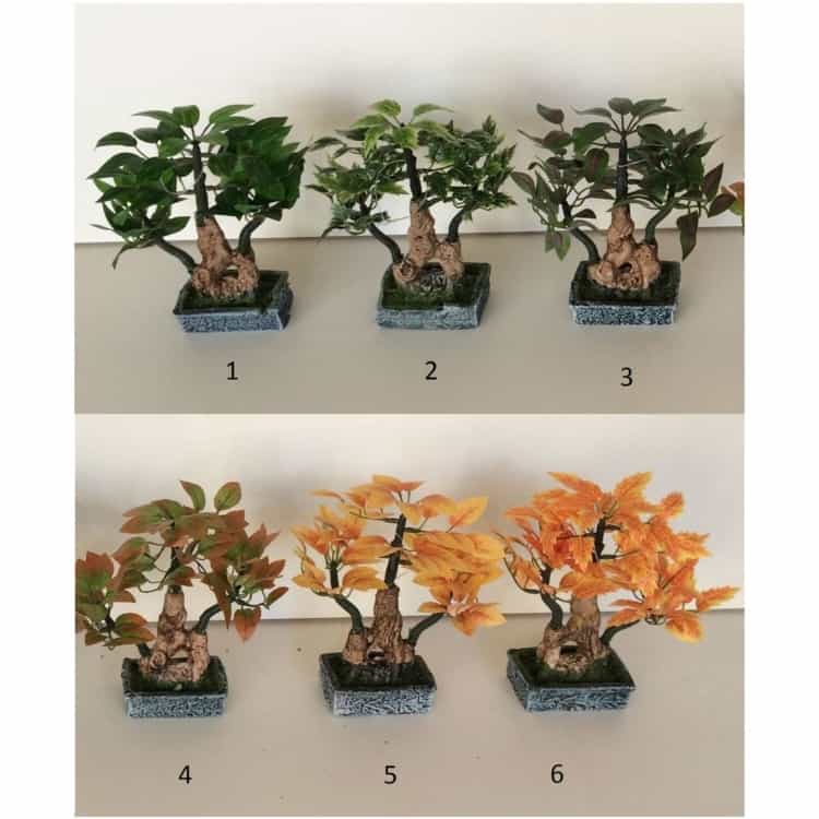 Modelos diversos de Bonsai de Frutas Artificiais