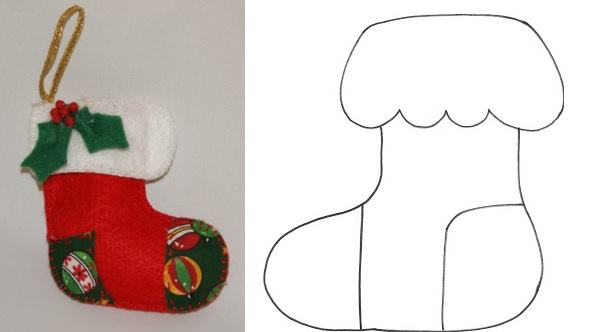 Molde para enfeite de Natal artesanal2