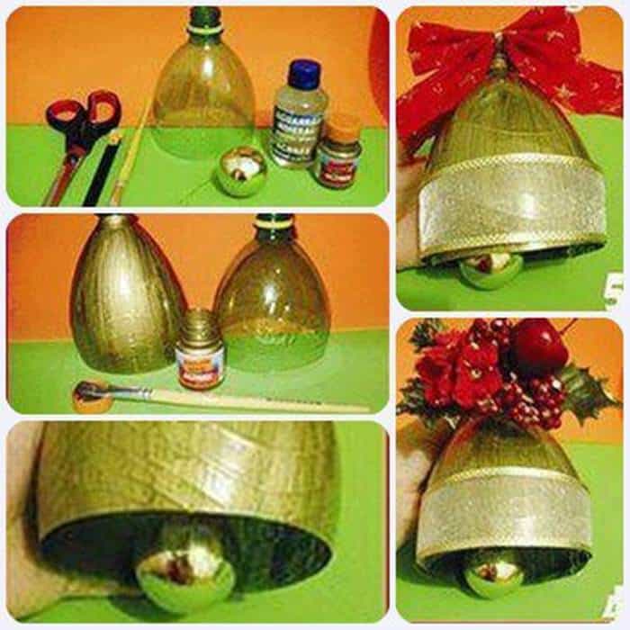 Sino decorativo feito com garrafa PET27