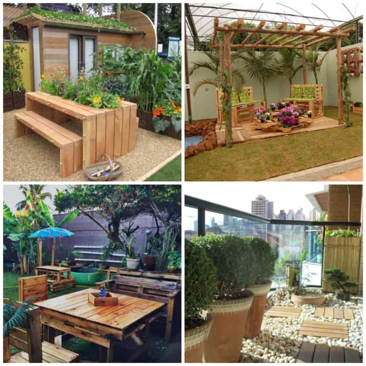 Decoração com Paletes e Madeiras