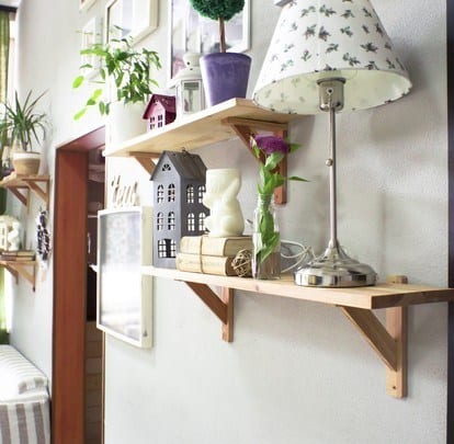 Mão Francesa de Madeira para prateleira