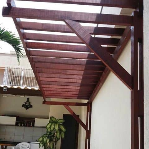 Mão francesa para telhado ideias