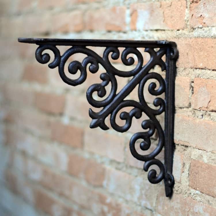 Mão francesa pequena de ferro