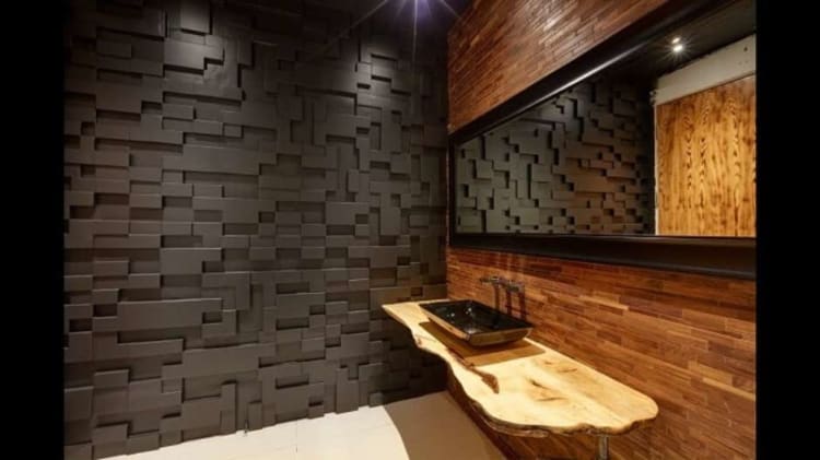placa de gesso no banheiro