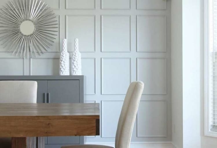 sala com placa de gesso