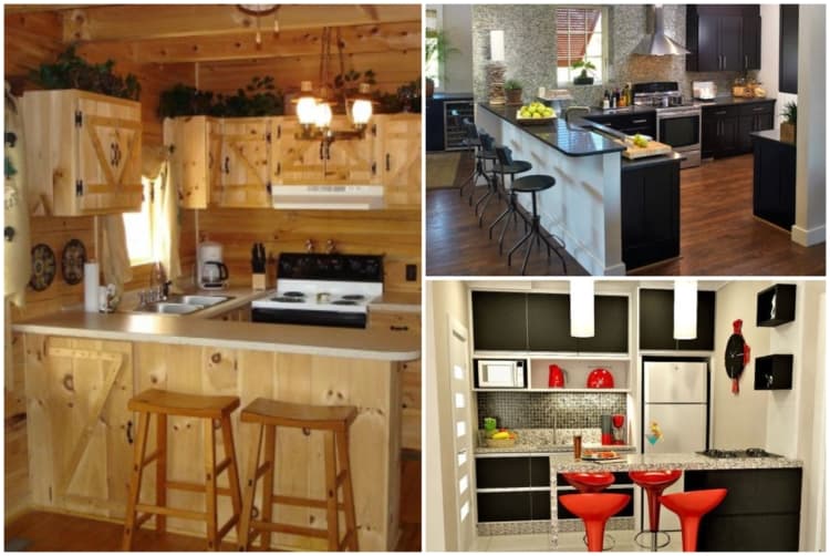 Armários para cozinhas americanas