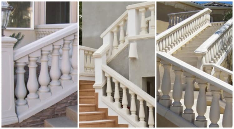 Construções com balaústres 1