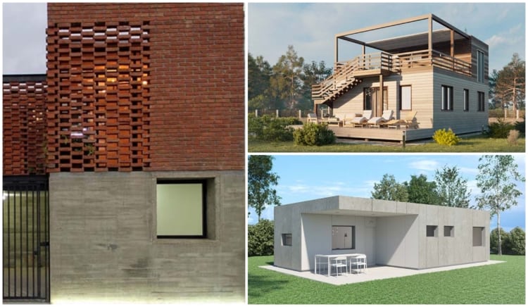 Casas de baixo custo modernas