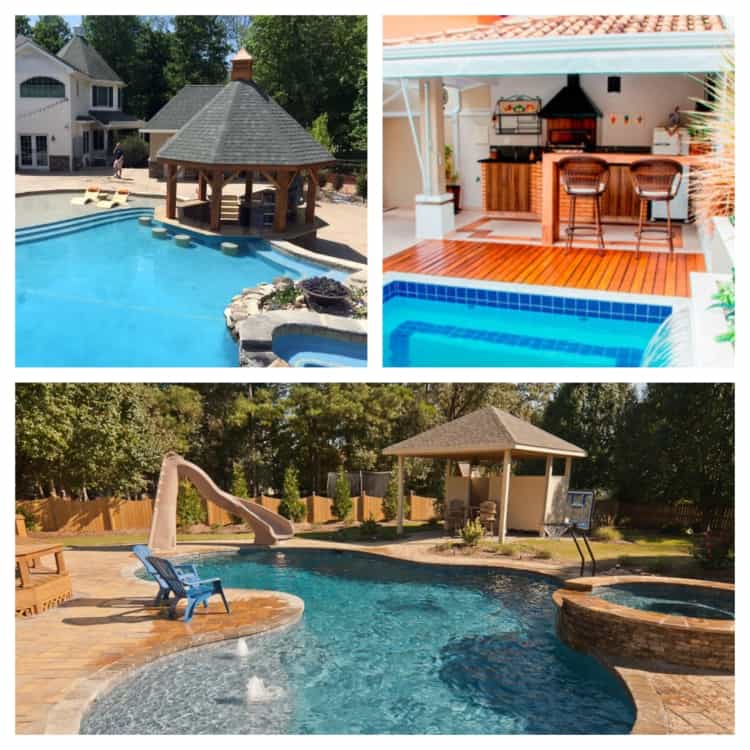 ideias de Quiosque com piscina