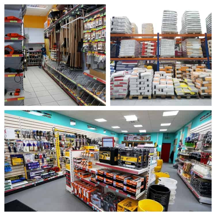 lojas de materiais de construção