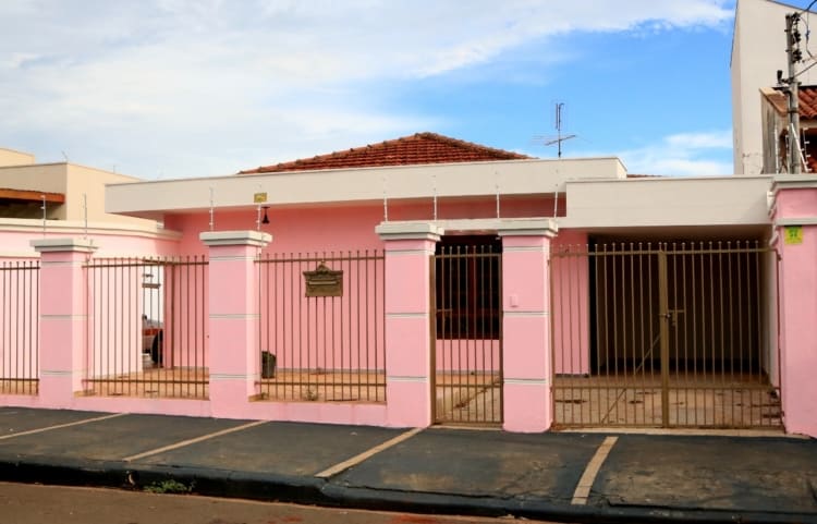 pintura rosa para casas