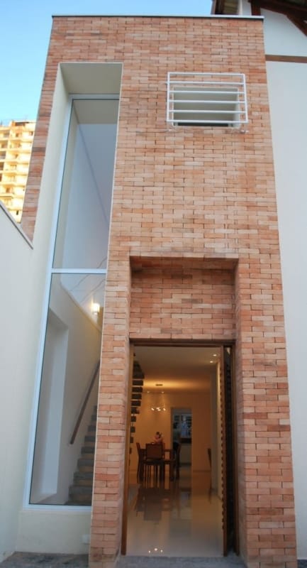 fachada de sobrado moderno