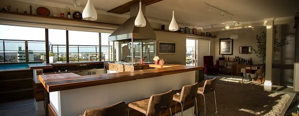 Churrasqueira de vidro em projetos