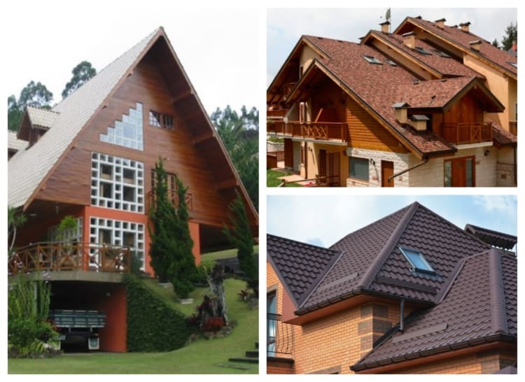 Como calcular inclinação de telhado