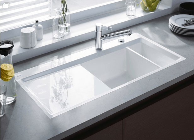 Cuba branca para cozinha