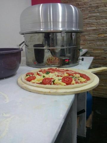 Forno de pizza a gás redondo