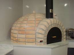 Forno de pizza a lenha redondo