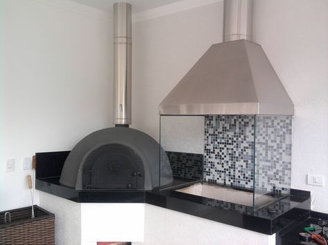 Forno de pizza pre moldado