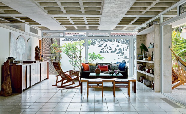 Casa vista de dentro